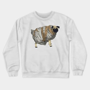 Wrapped Pug Crewneck Sweatshirt